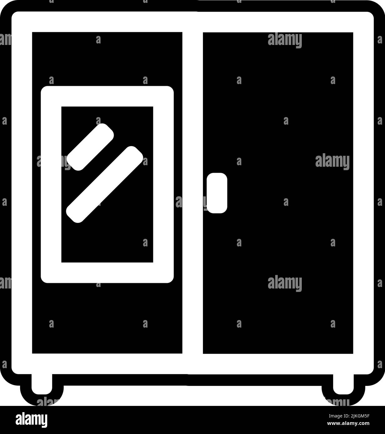 wardrobe icon black vector illustration Stock Vector Image & Art - Alamy