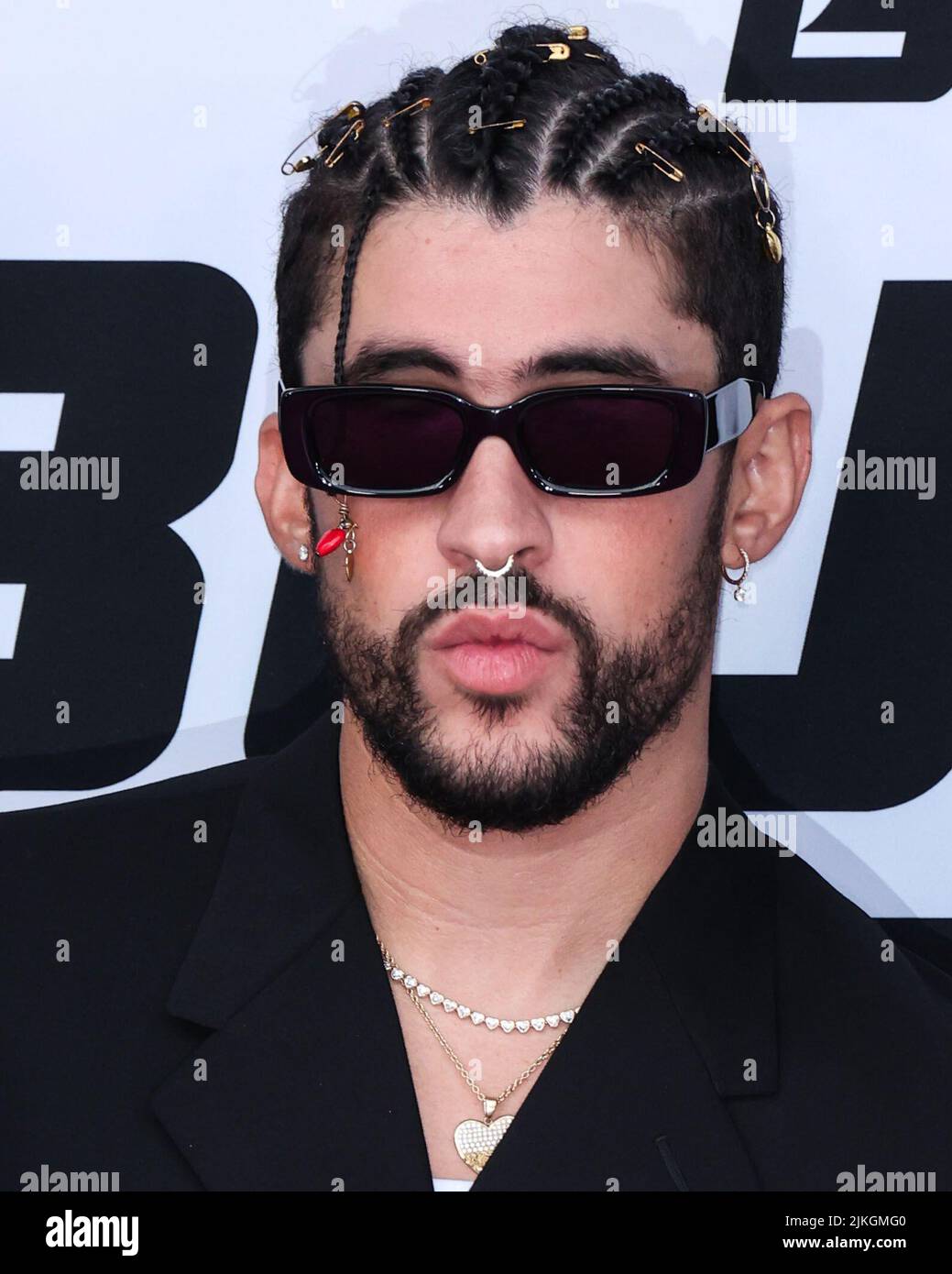 WESTWOOD, LOS ANGELES, CALIFORNIA, USA - AUGUST 01: Puerto Rican rapper ...