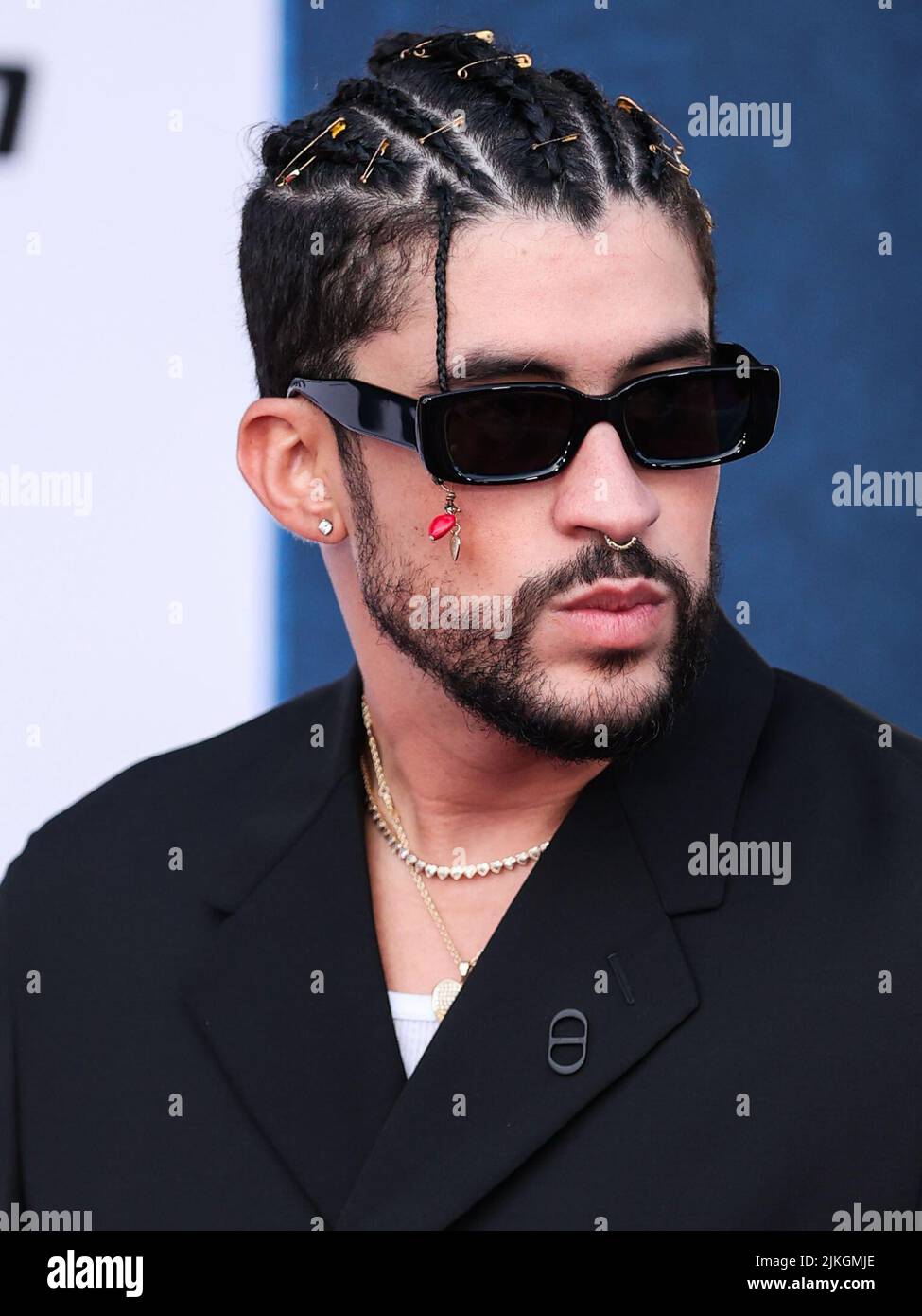 Puerto Rican Rapper Bad Bunny Arrives Editorial Stock Photo - Stock Image