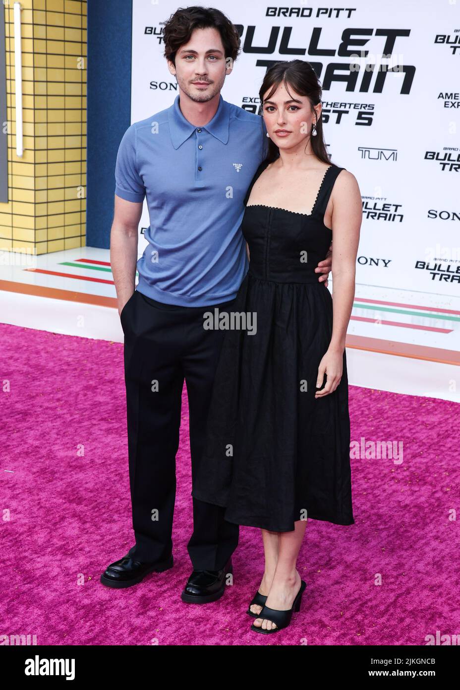 WESTWOOD, LOS ANGELES, CALIFORNIA, USA - AUGUST 01: Logan Lerman and