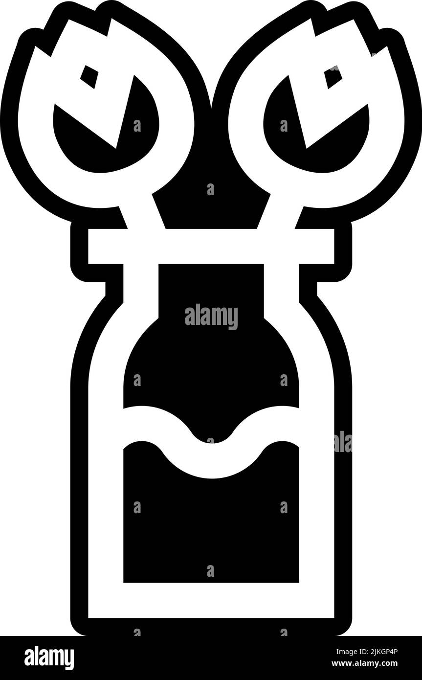 flower icon black vector illustration Stock Vector Image & Art - Alamy