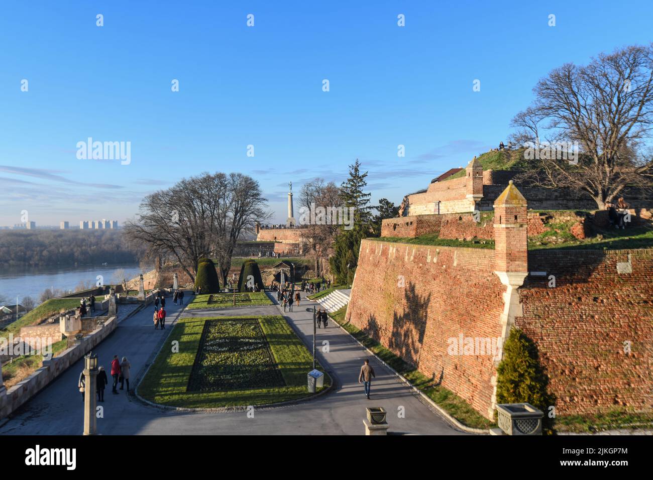 Kalemegdan fortress, Belgrade. Serbia Stock Photo