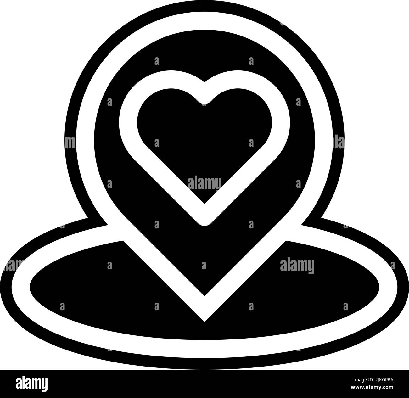 location icon black vector illustration Stock Vector Image & Art - Alamy
