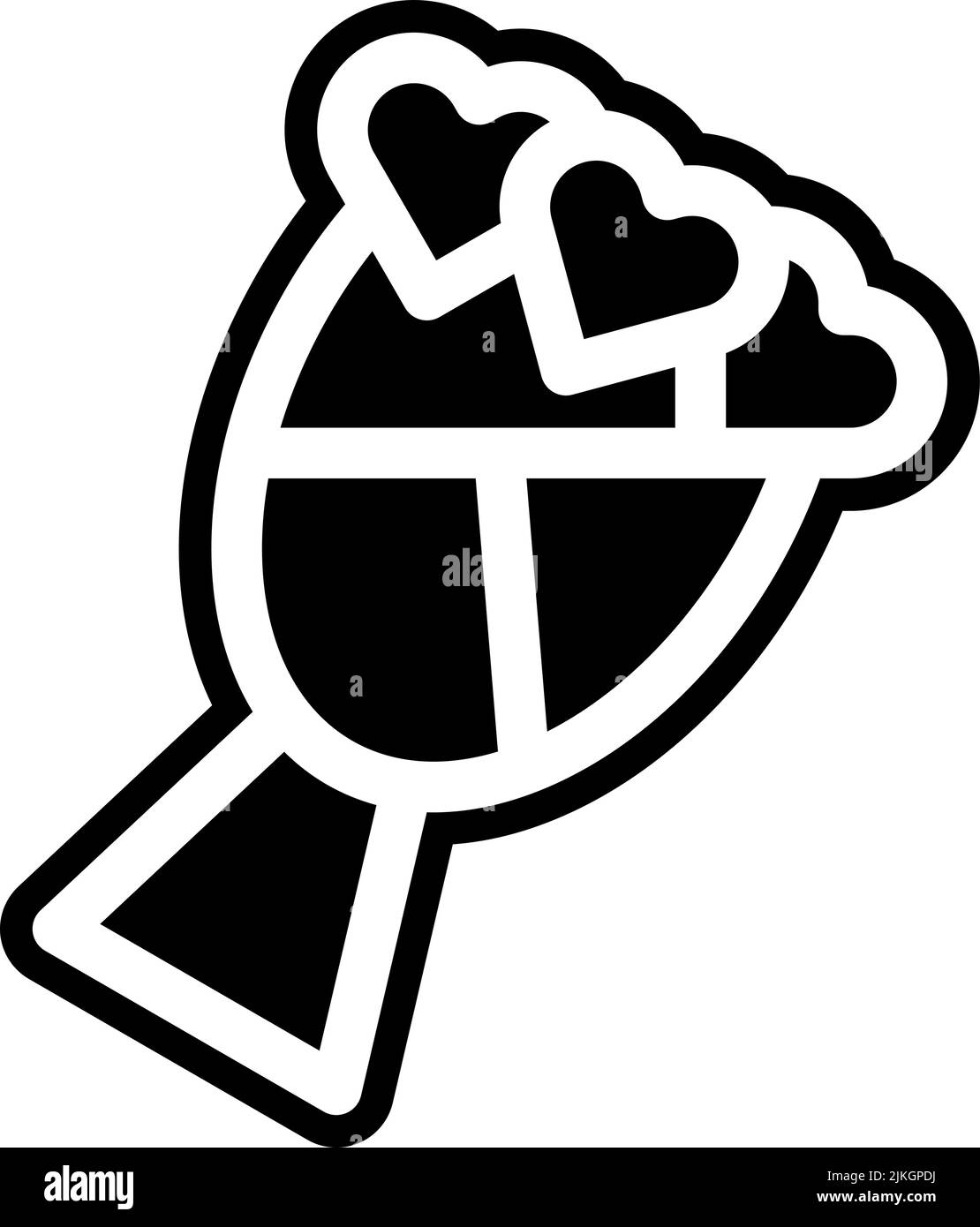 flower icon black vector illustration Stock Vector Image & Art - Alamy