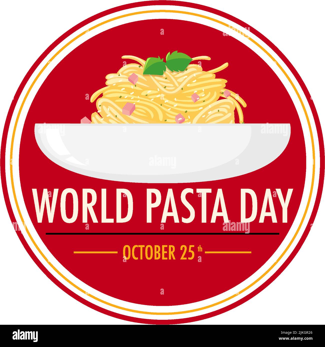 World Pasta Day Banner Design illustration Stock Vector Image & Art Alamy