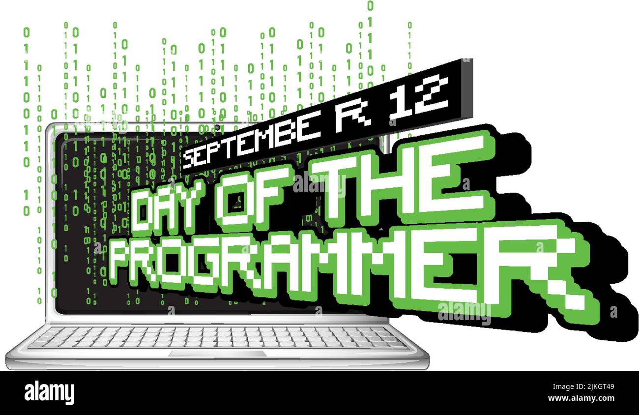 The Day of the Programmer Poster illustration Stock Vector Image & Art ...