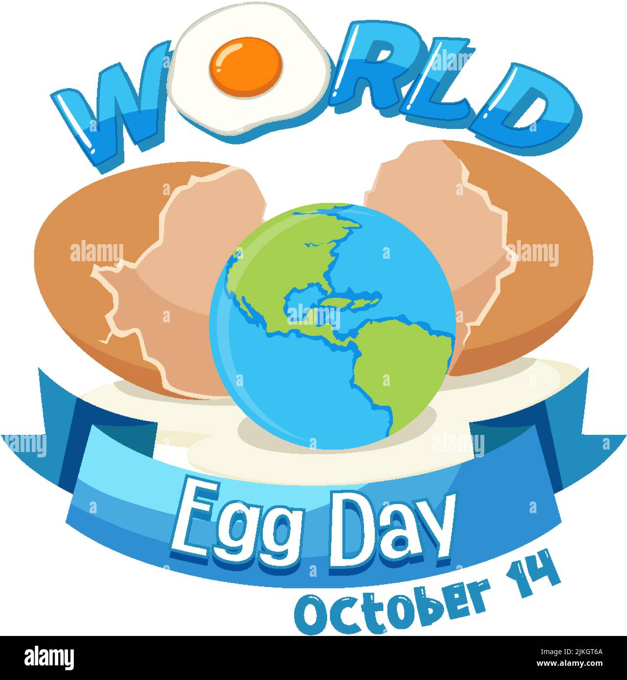 World Egg Day Poster illustration Stock Vector Image & Art Alamy