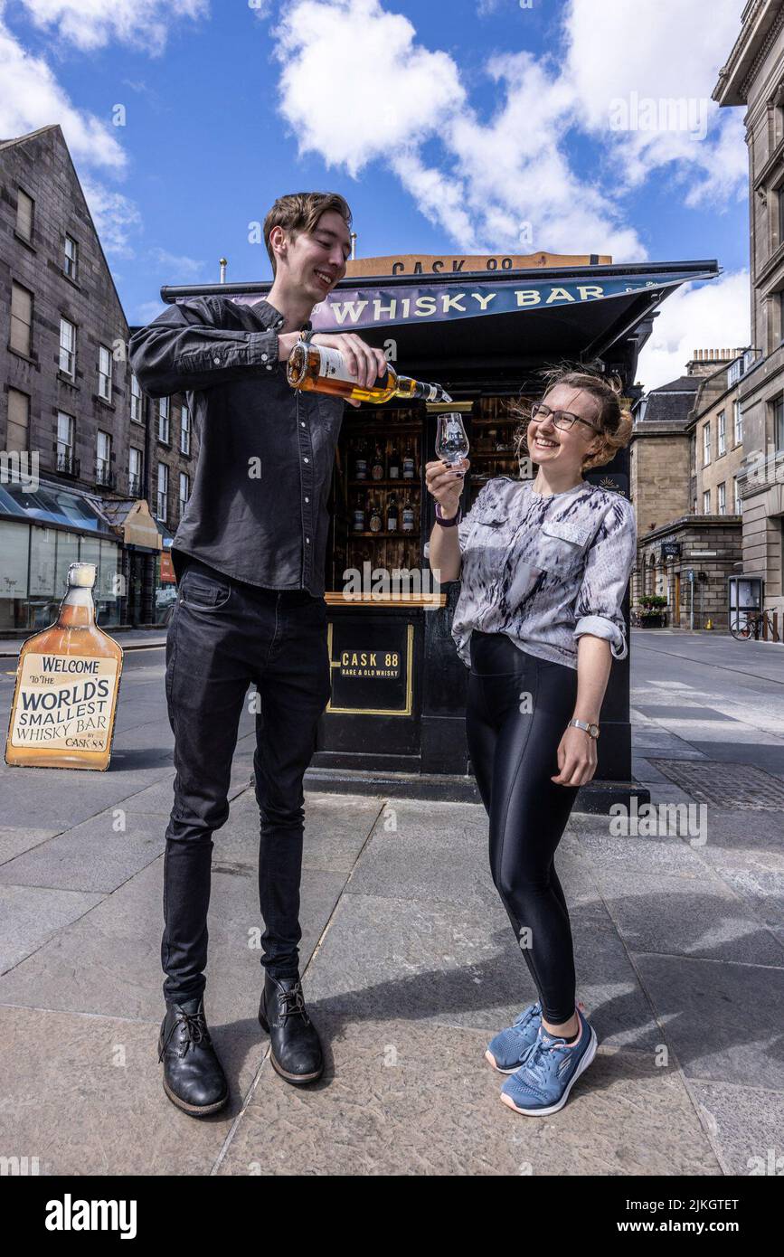 Edinburgh, United Kingdom. 02 August, 2022 Pictured L to R Barman