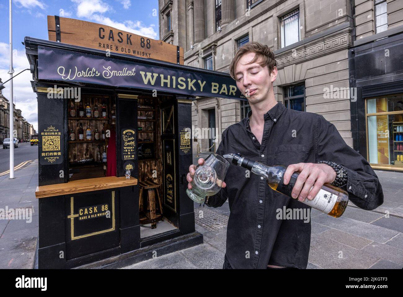 Edinburgh, United Kingdom. 02 August, 2022 Pictured L to R Barman