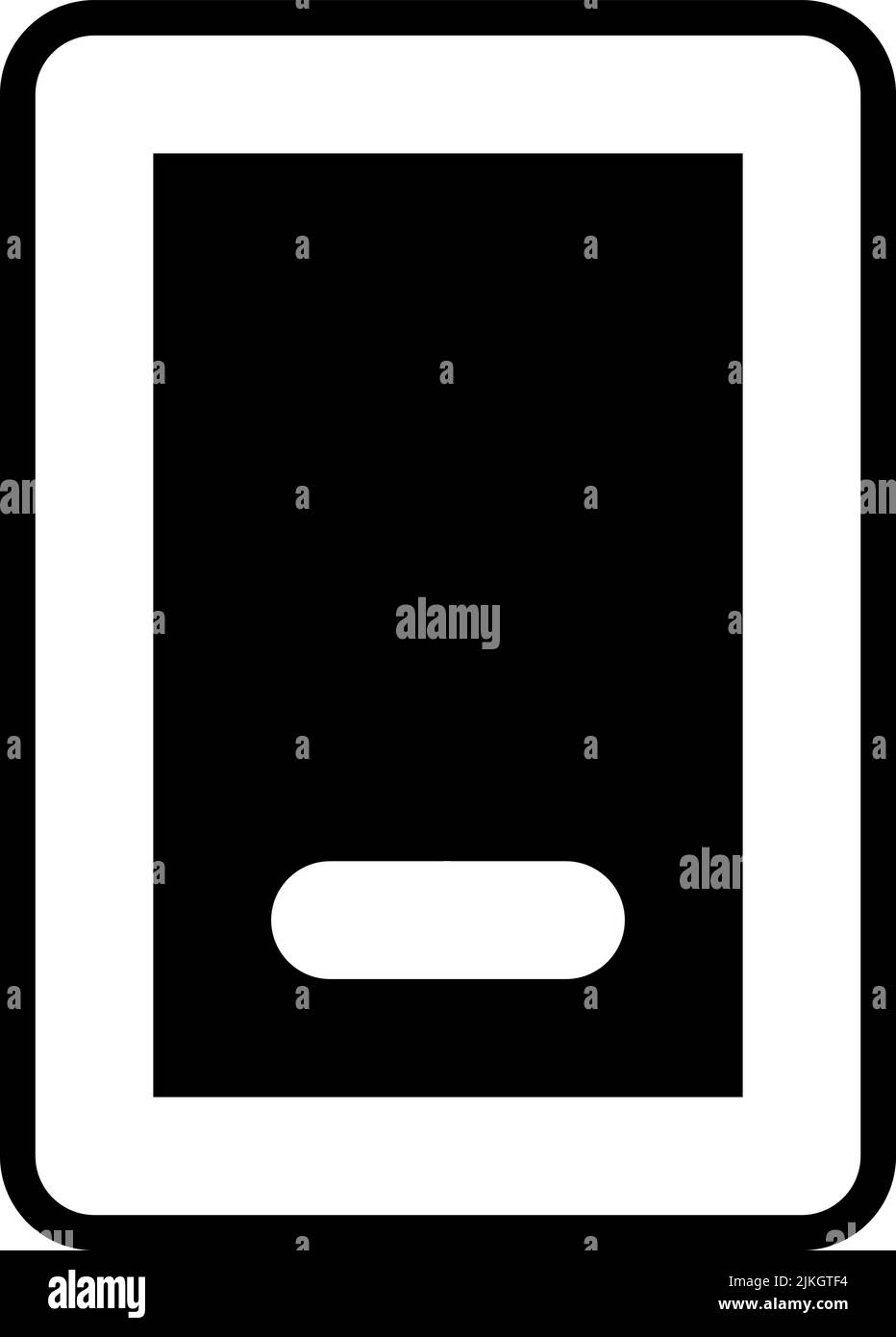 smartphone icon black vector illustration Stock Vector Image & Art - Alamy
