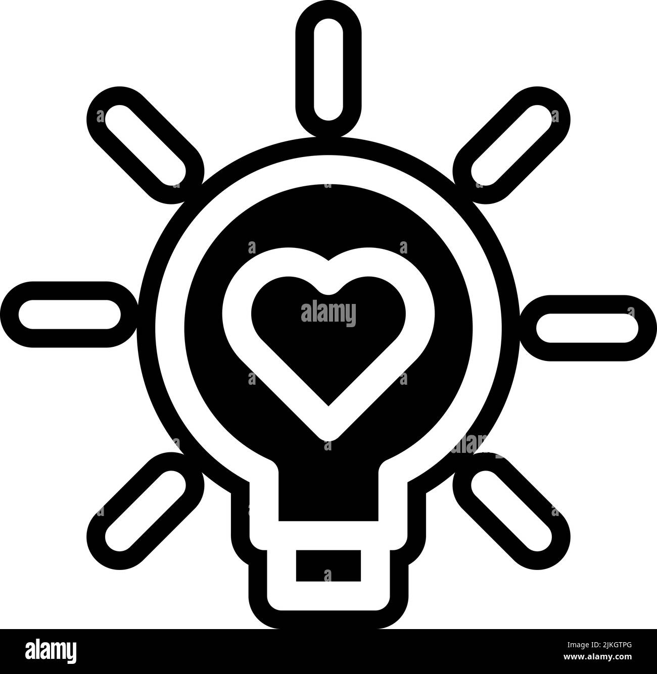 light bulb icon black vector illustration Stock Vector Image & Art Alamy