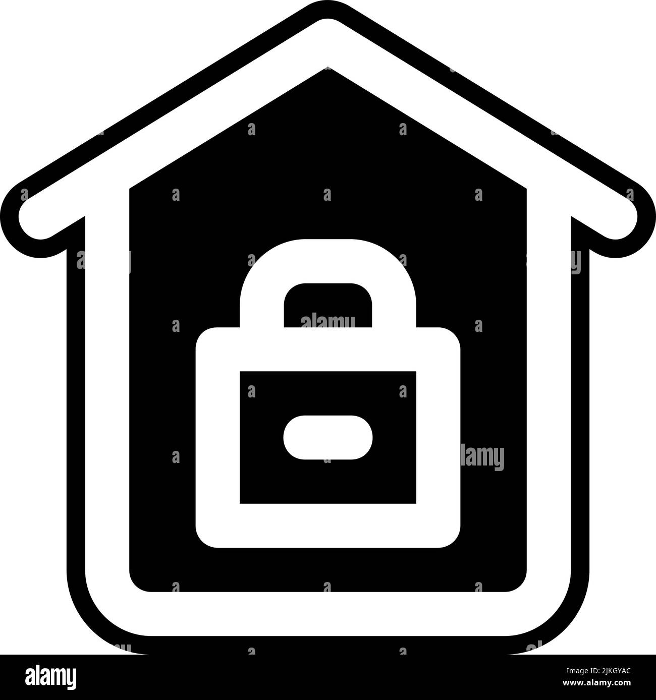 work from home icon black vector illustration Stock Vector Image & Art ...