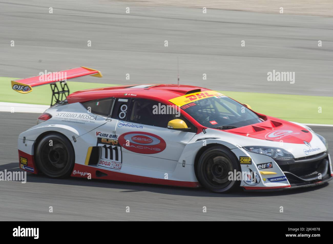 french race car in the track. Renault Megane Stock Photo Alamy