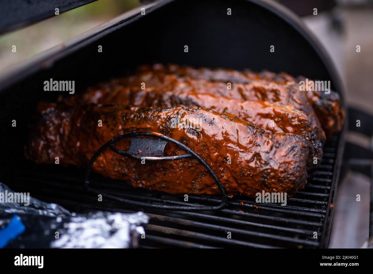 Grill oven meat hi-res stock photography and images - Alamy
