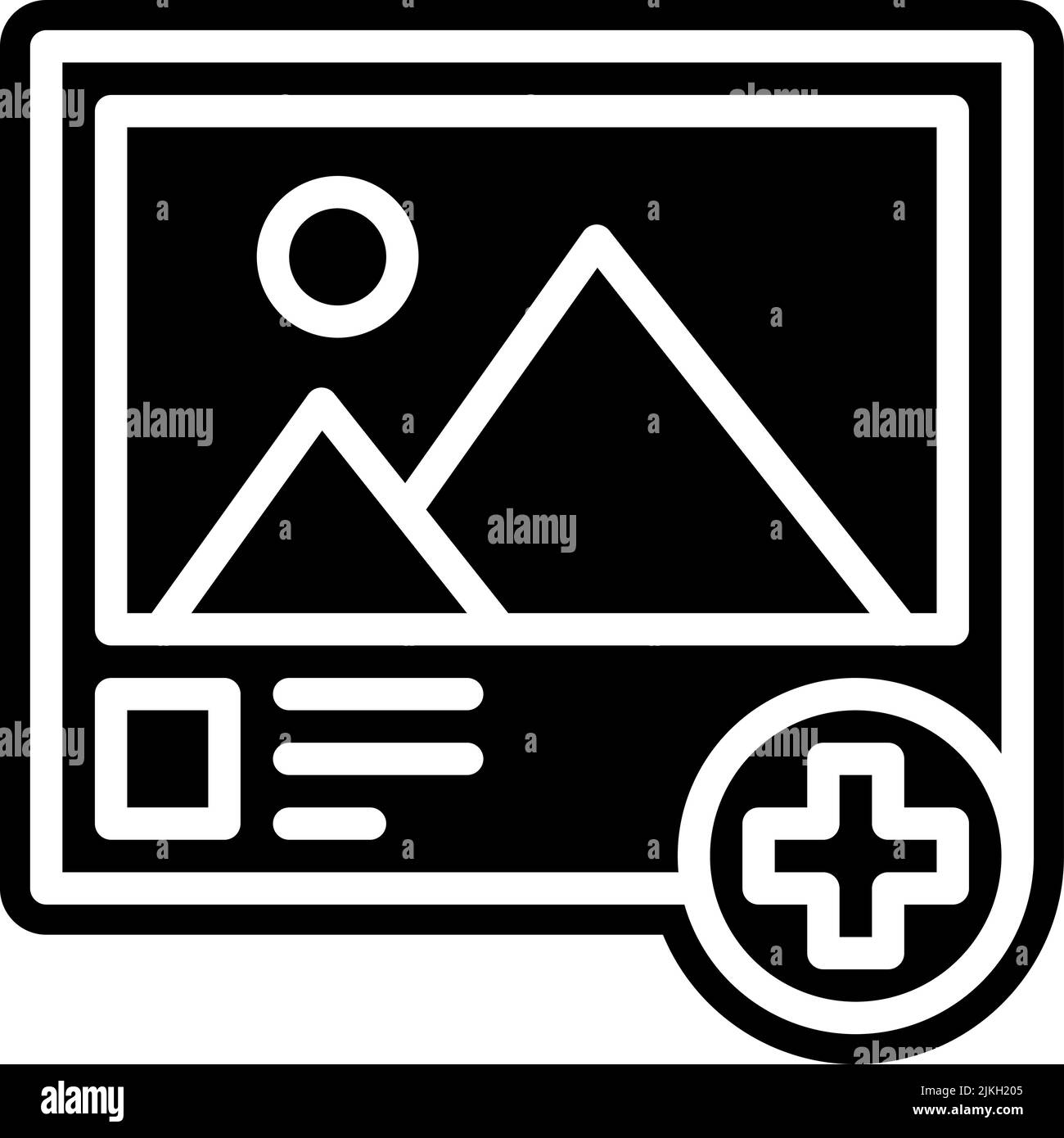 photo icon black vector illustration Stock Vector Image & Art - Alamy