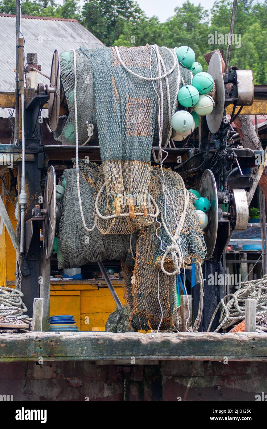 Closeup vertical shot ropes hi-res stock photography and images - Alamy