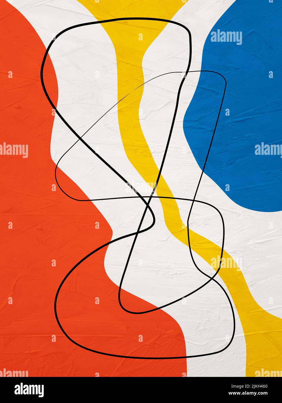 A vertical colorful background with abstract geometric shapes Stock ...