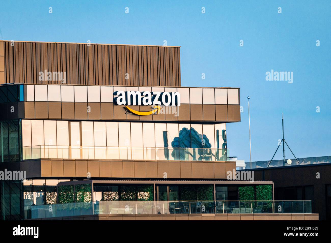 The Amazon Headquarters building near Palas Mall Stock Photo Alamy