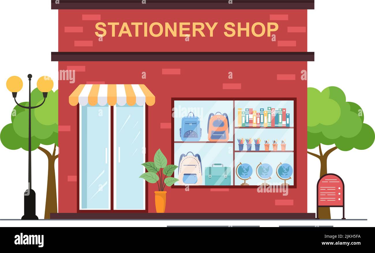 Stationery Store Cartoon