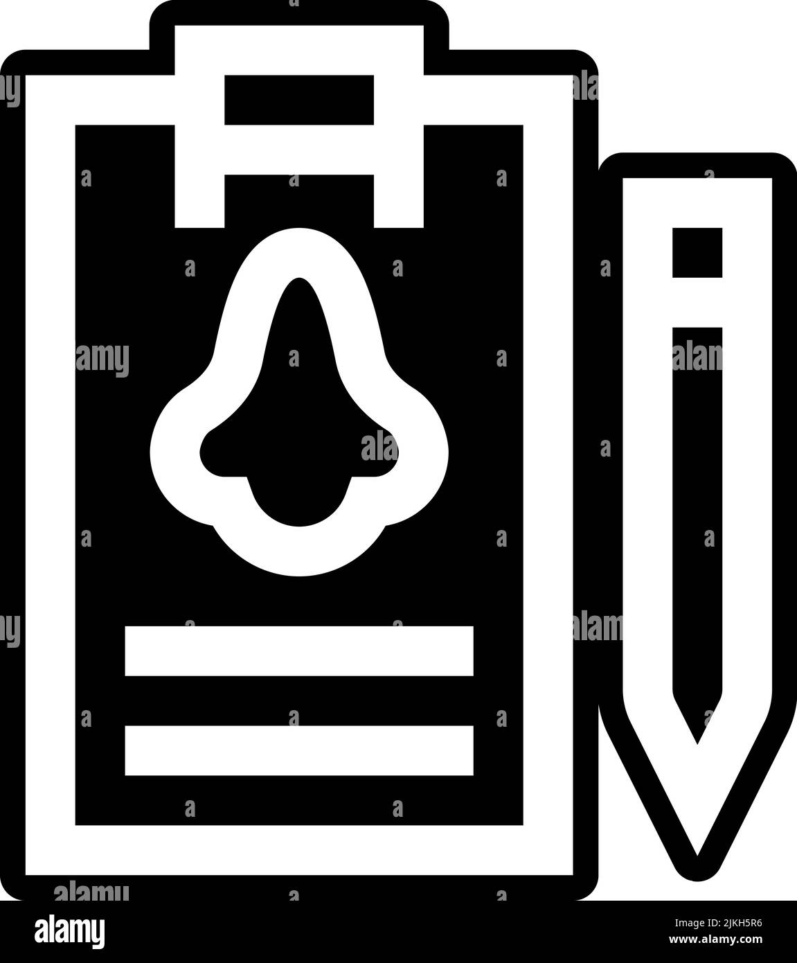 clipboard icon black vector illustration Stock Vector Image & Art Alamy