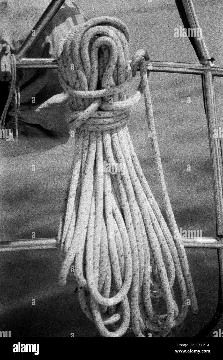 Sailing in Baja California, shot on film Stock Photo Alamy