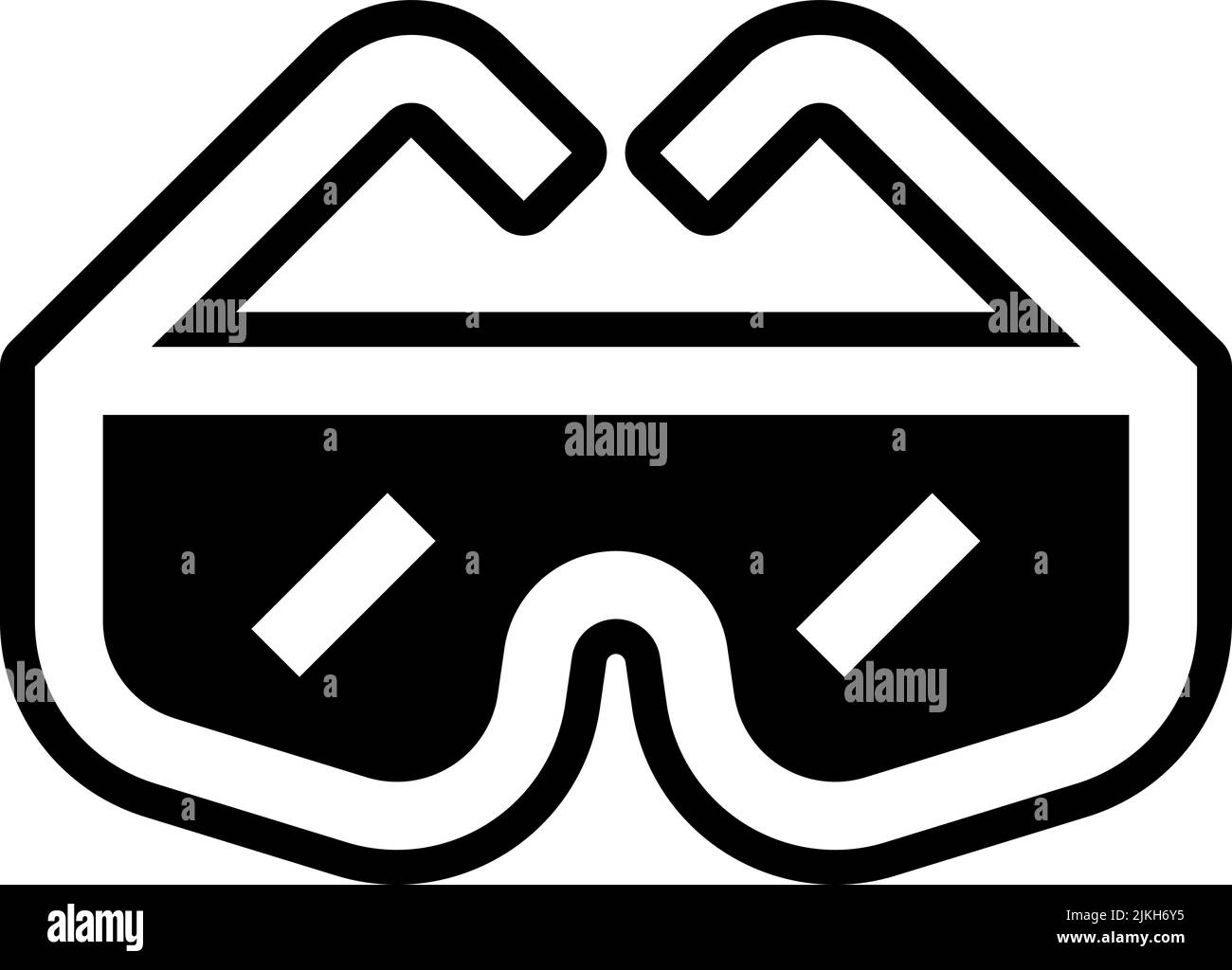 glasses icon black vector illustration Stock Vector Image & Art Alamy