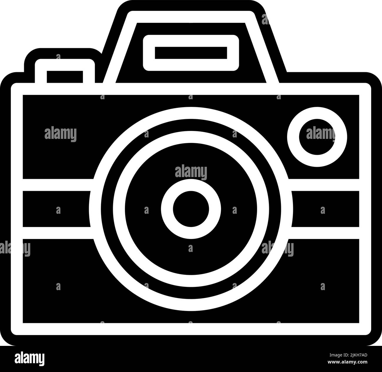 camera icon black vector illustration Stock Vector Image & Art - Alamy