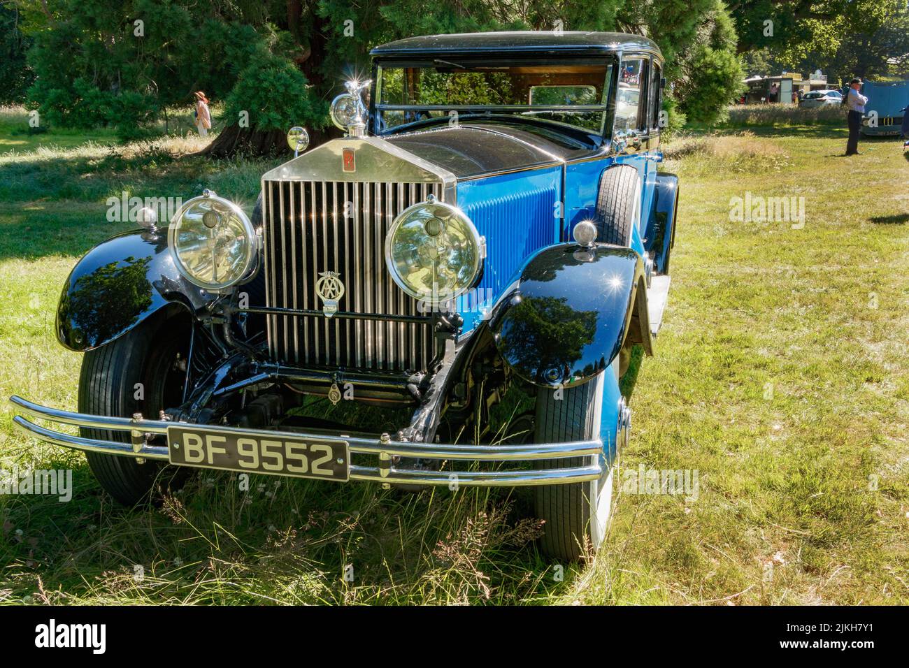 rollys royce at weston park classic car show Stock Photo