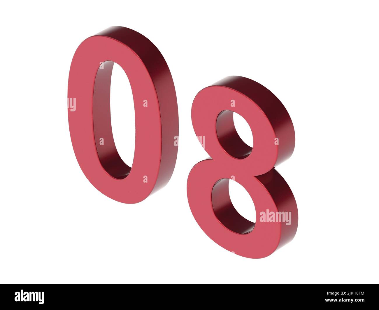 3d number isolated texture render background illustration Stock Photo ...