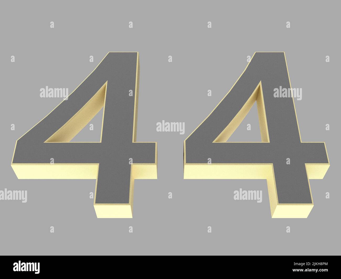 Number 44 forty four hi-res stock photography and images - Alamy