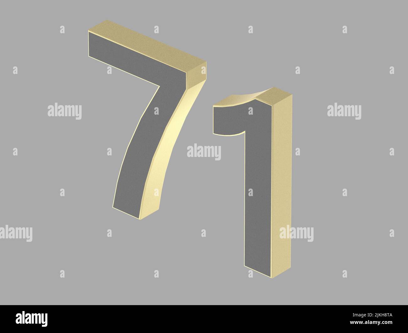 3d number isolated rendering illustation texture Stock Photo - Alamy