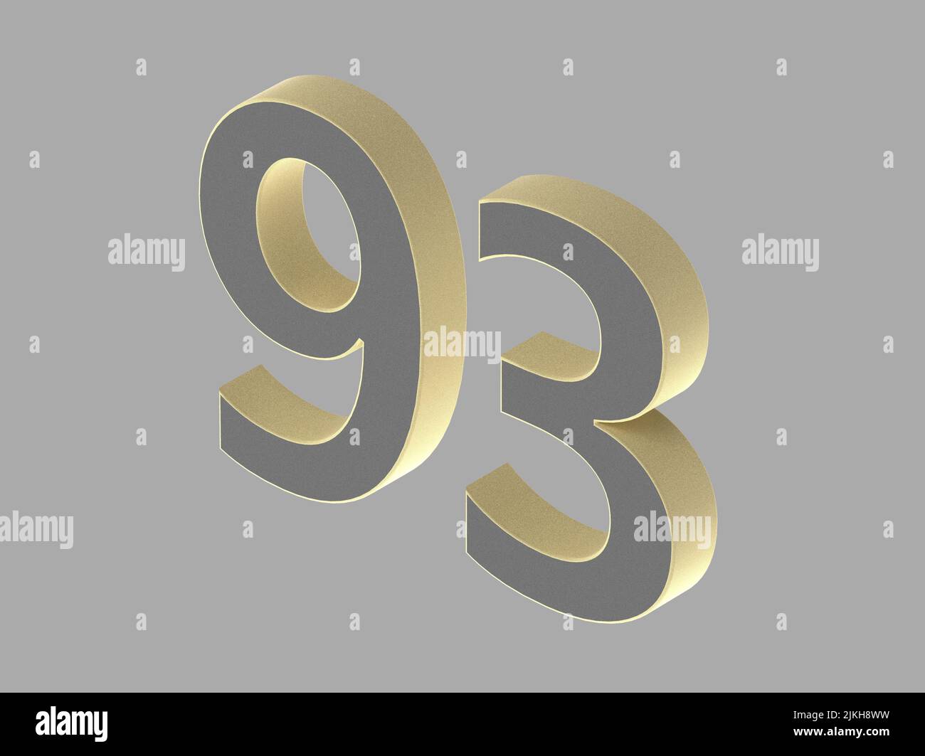 3d number isolated rendering illustation texture Stock Photo - Alamy