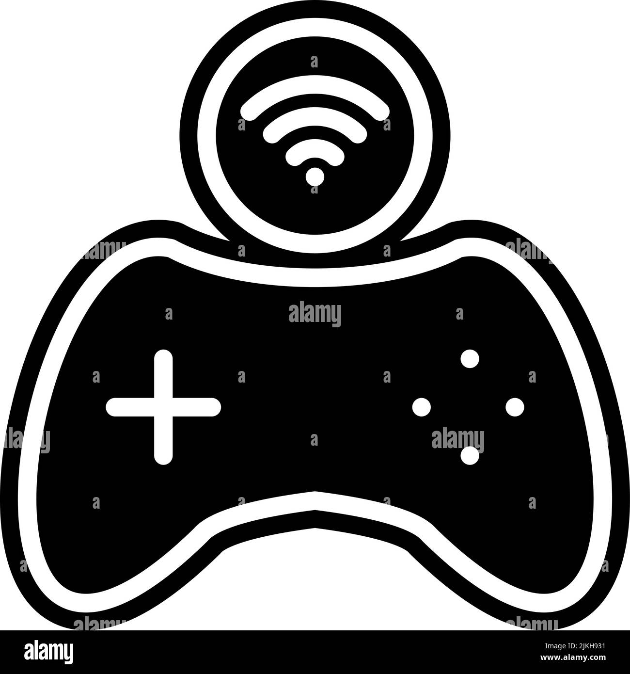 game console icon black vector illustration Stock Vector Image & Art ...