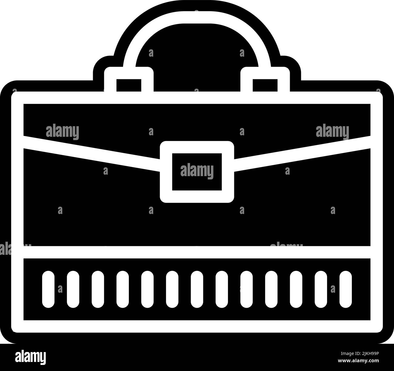 briefcase icon black vector illustration Stock Vector Image & Art Alamy