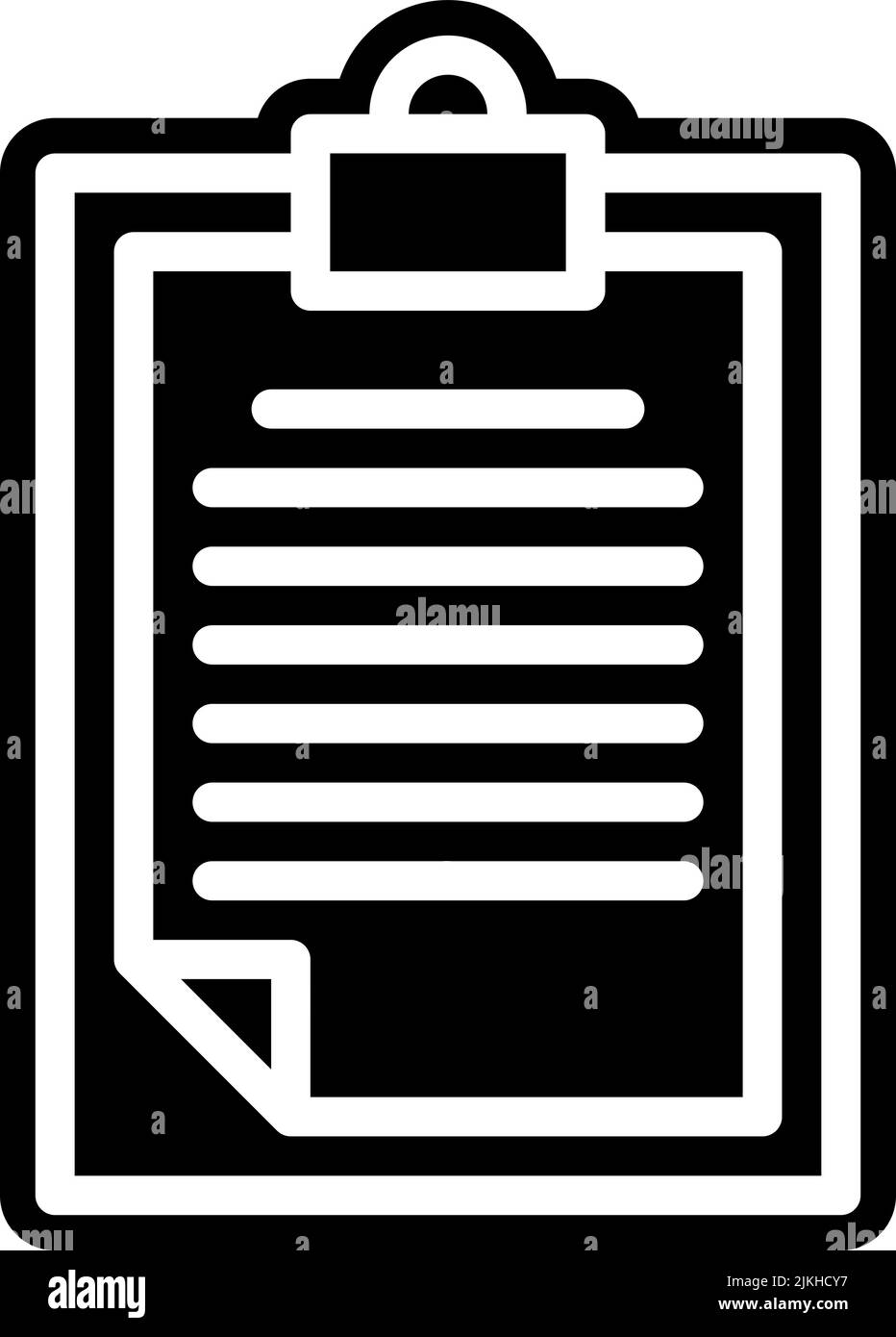 clipboard icon black vector illustration Stock Vector Image & Art Alamy