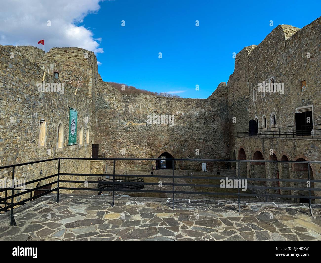 Neamt Citadel Ruins and Museum.Romania Editorial Photo - Image of