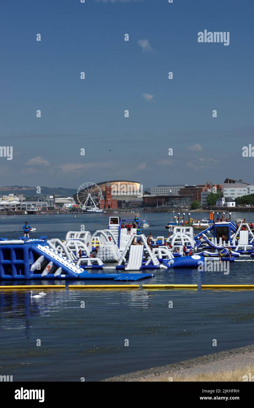 Cardiff Bay Aqua Park, Inflatable Water Park South Wales