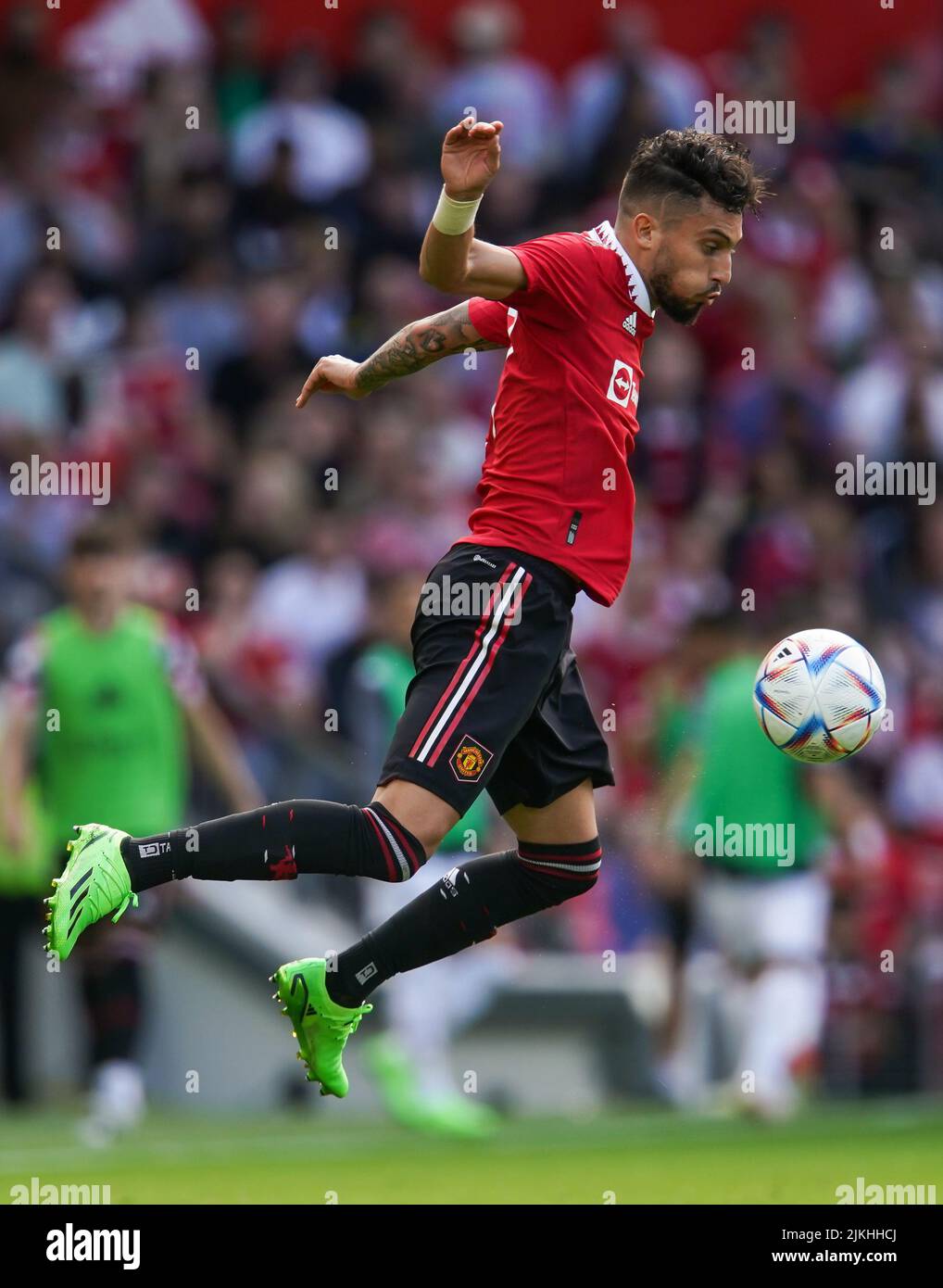 Manchester United's Alex Telles during the pre-season friendly match at Old Trafford, Manchester. Picture date: Sunday July 31, 2022. Stock Photo