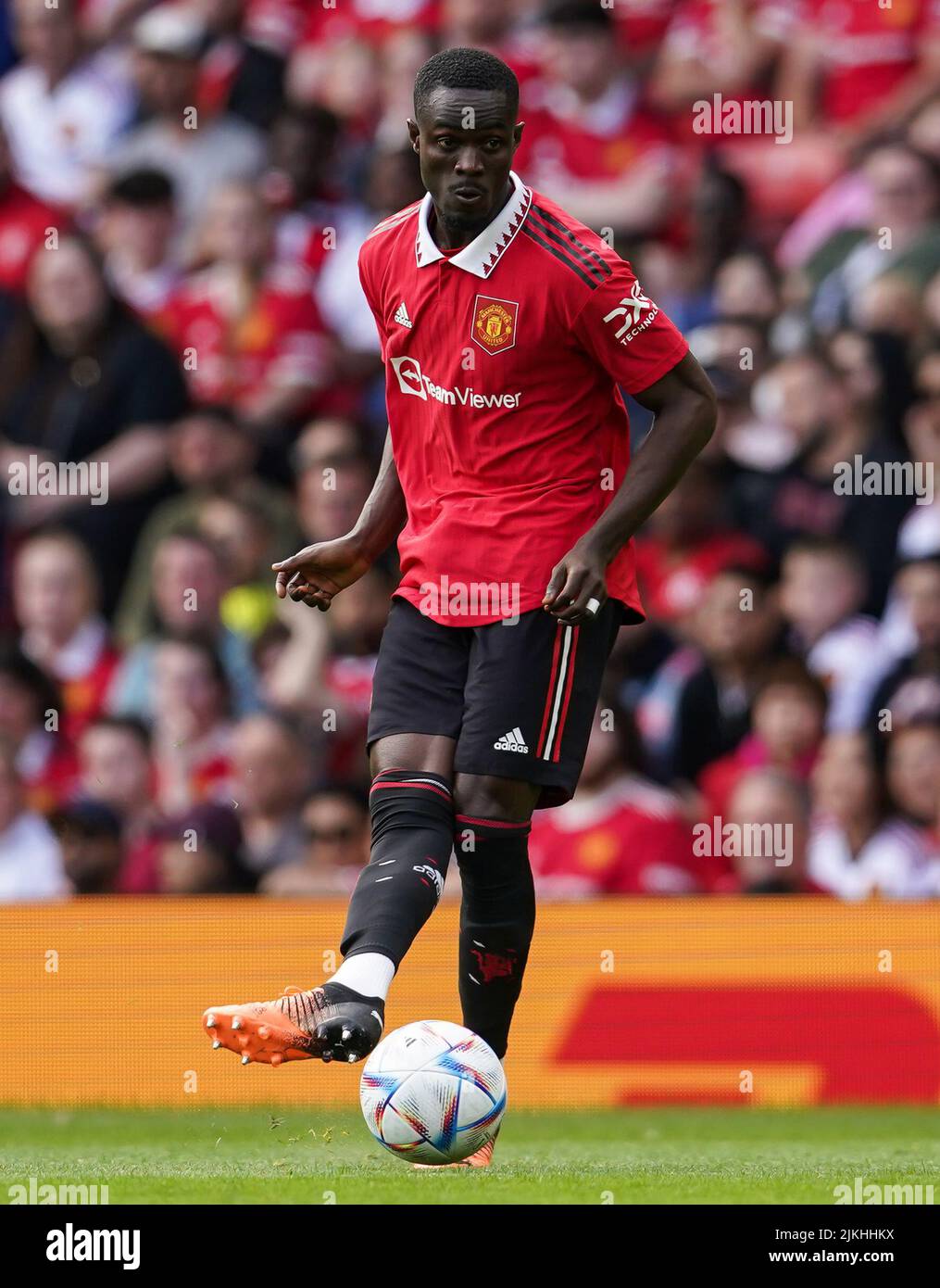 Manchester United's Eric Bailly during the pre-season friendly match at Old Trafford, Manchester. Picture date: Sunday July 31, 2022. Stock Photo