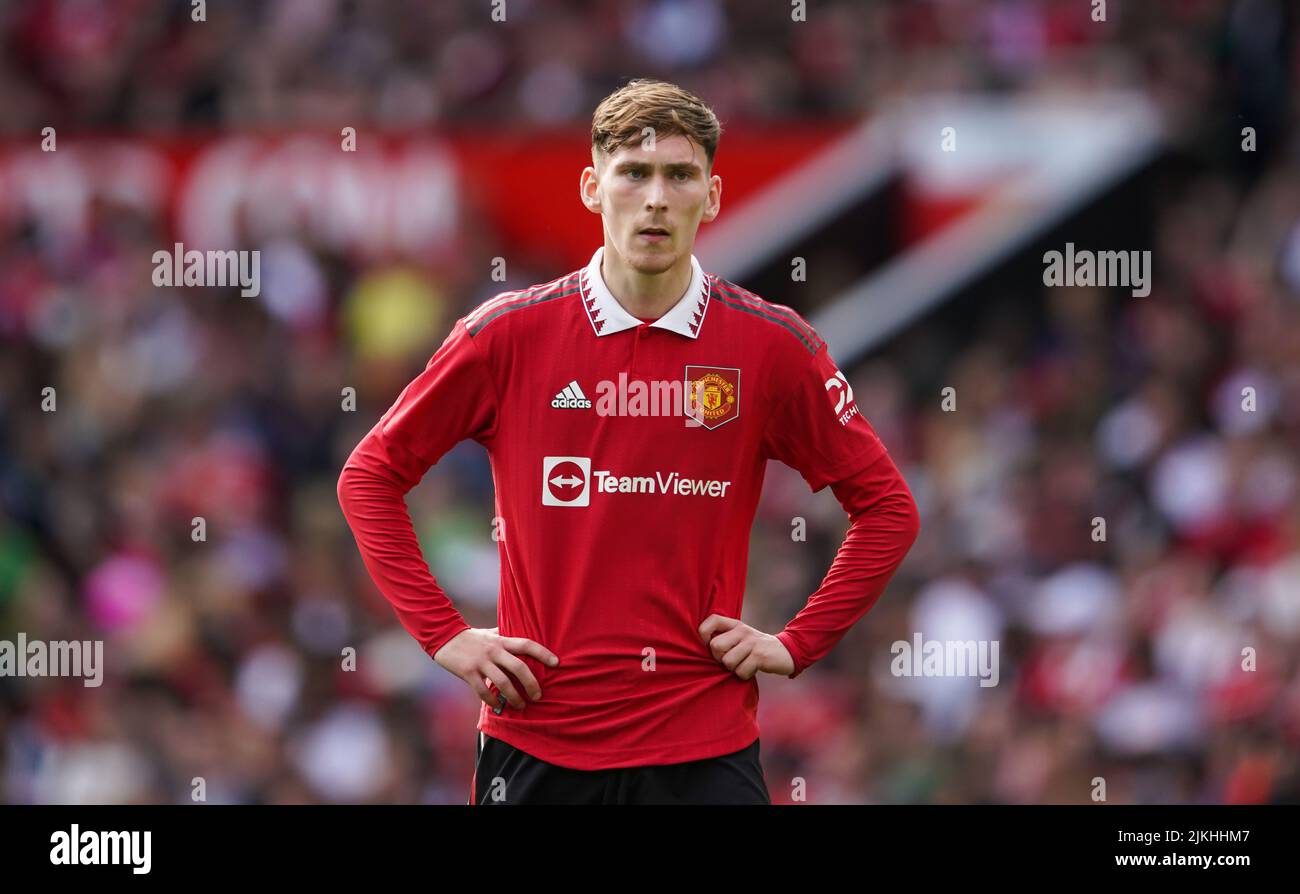 Manchester United's James Garner during the pre-season friendly match at Old Trafford, Manchester. Picture date: Sunday July 31, 2022. Stock Photo