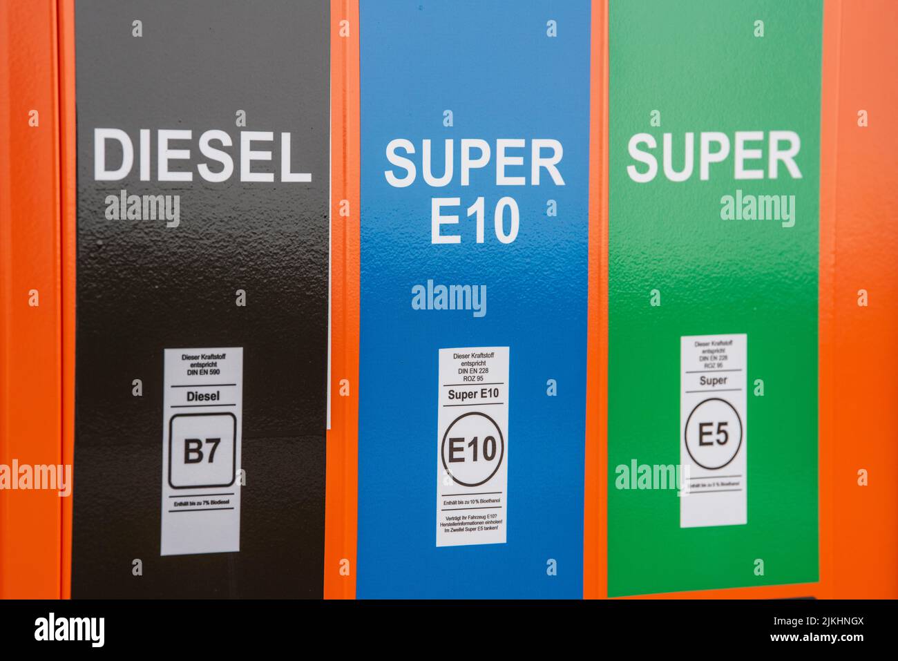 Gas pump at a gas station Stock Photo Alamy