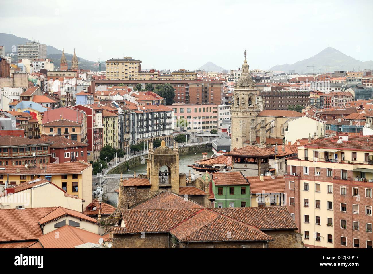 The beautiful cityscape of Bilbao, Spain Stock Photo - Alamy