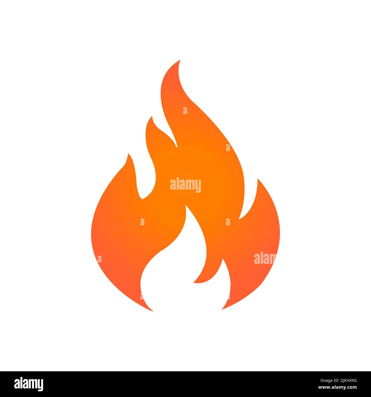 Fire flame vector illustration design template logo icone Stock Vector