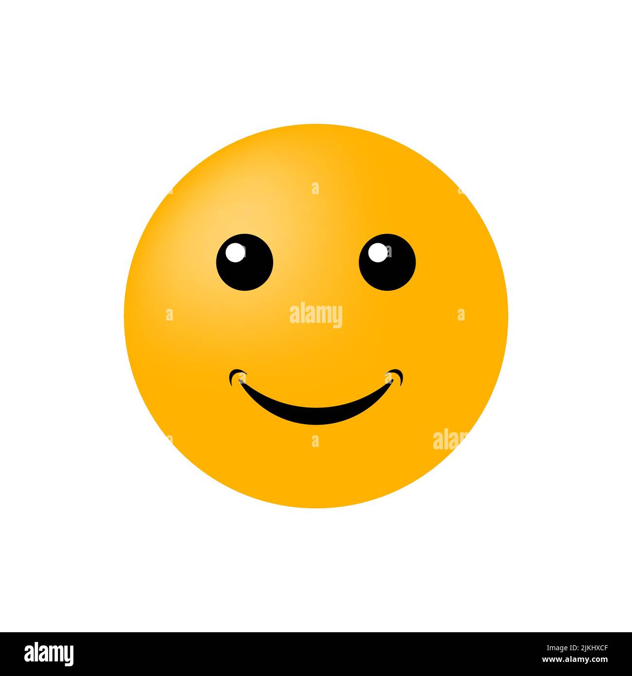 Emoticon face isolated on white background. Vector icon Stock Vector