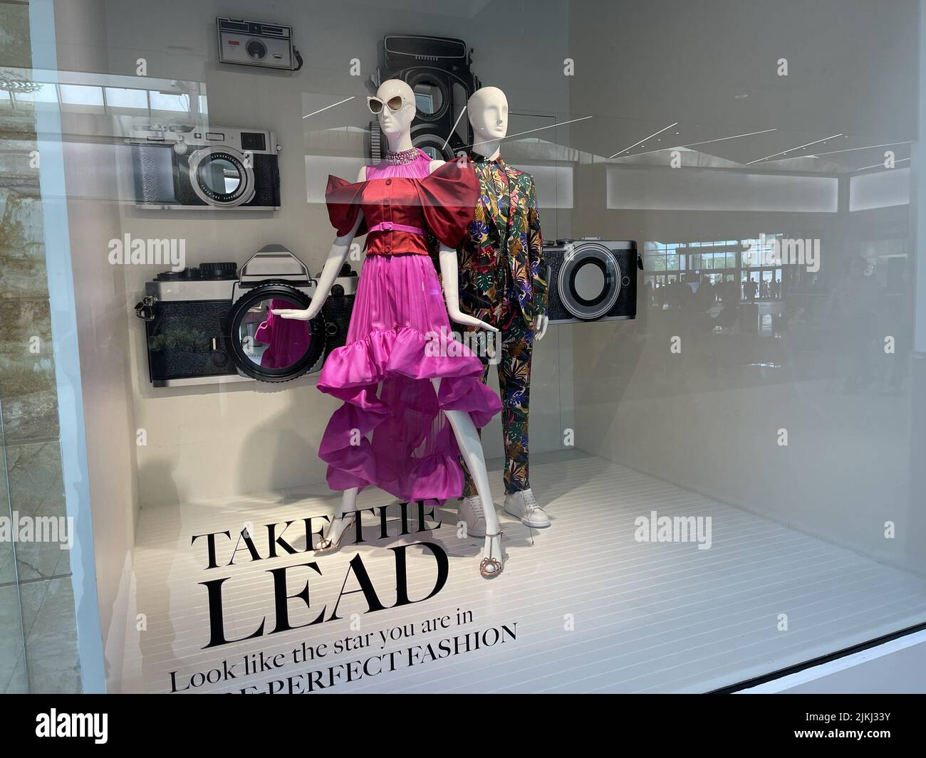 The Mall store retro display in Boynton Beach, Florida Stock Photo Alamy