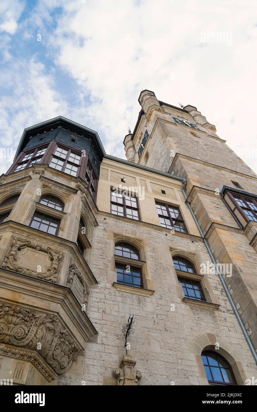 Germany, Saxony-Anhalt, Dessau, historical town hall, neo-Renaissance, facade Stock Photo
