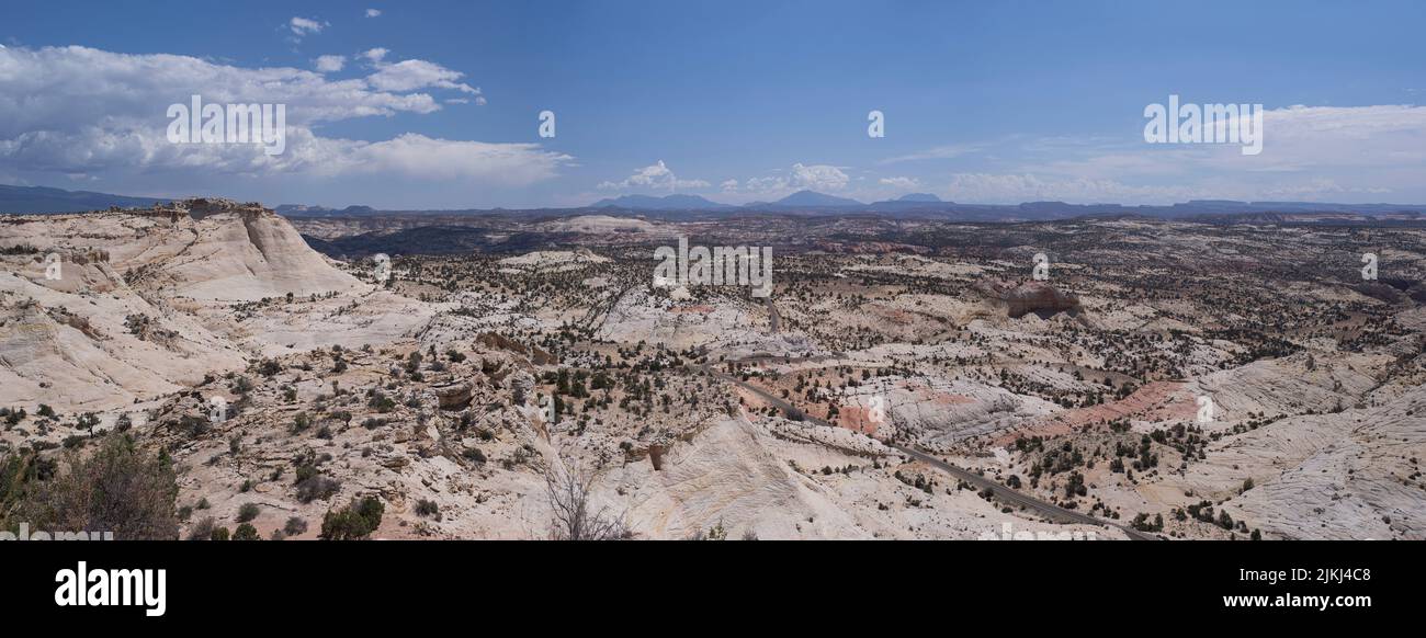 Grand Staircase-Escalante Overlook. Highway 12. Utah. USA. Stock Photo