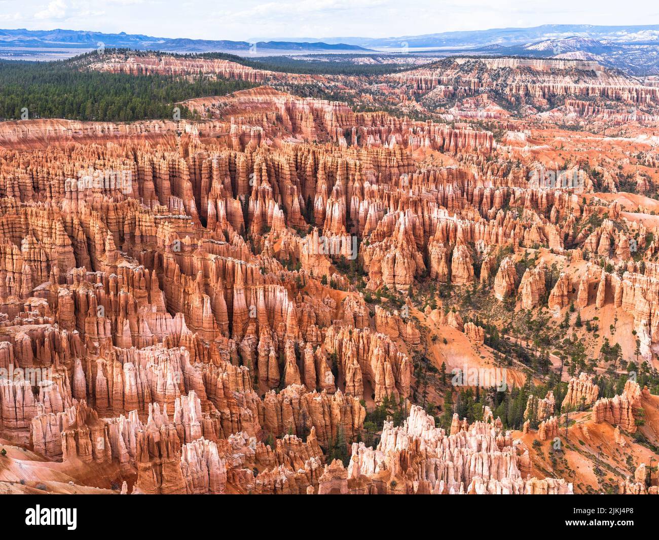 Inspiration Point Overlook, Bryce Canyon National Park, Utah, USA, Stock Photo