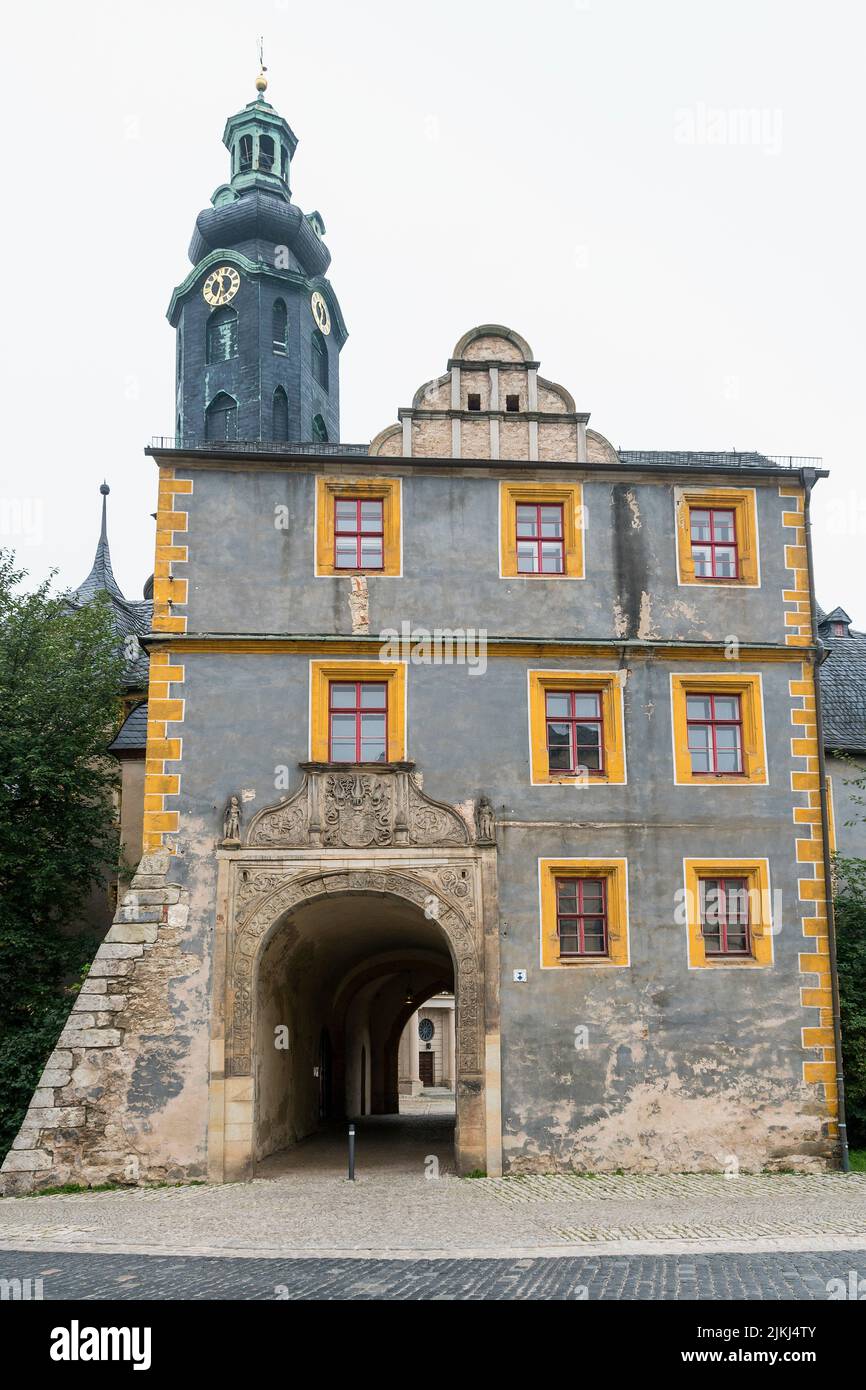 Weimar, Thuringia, Bastille, gatehouse at the castle Stock Photo