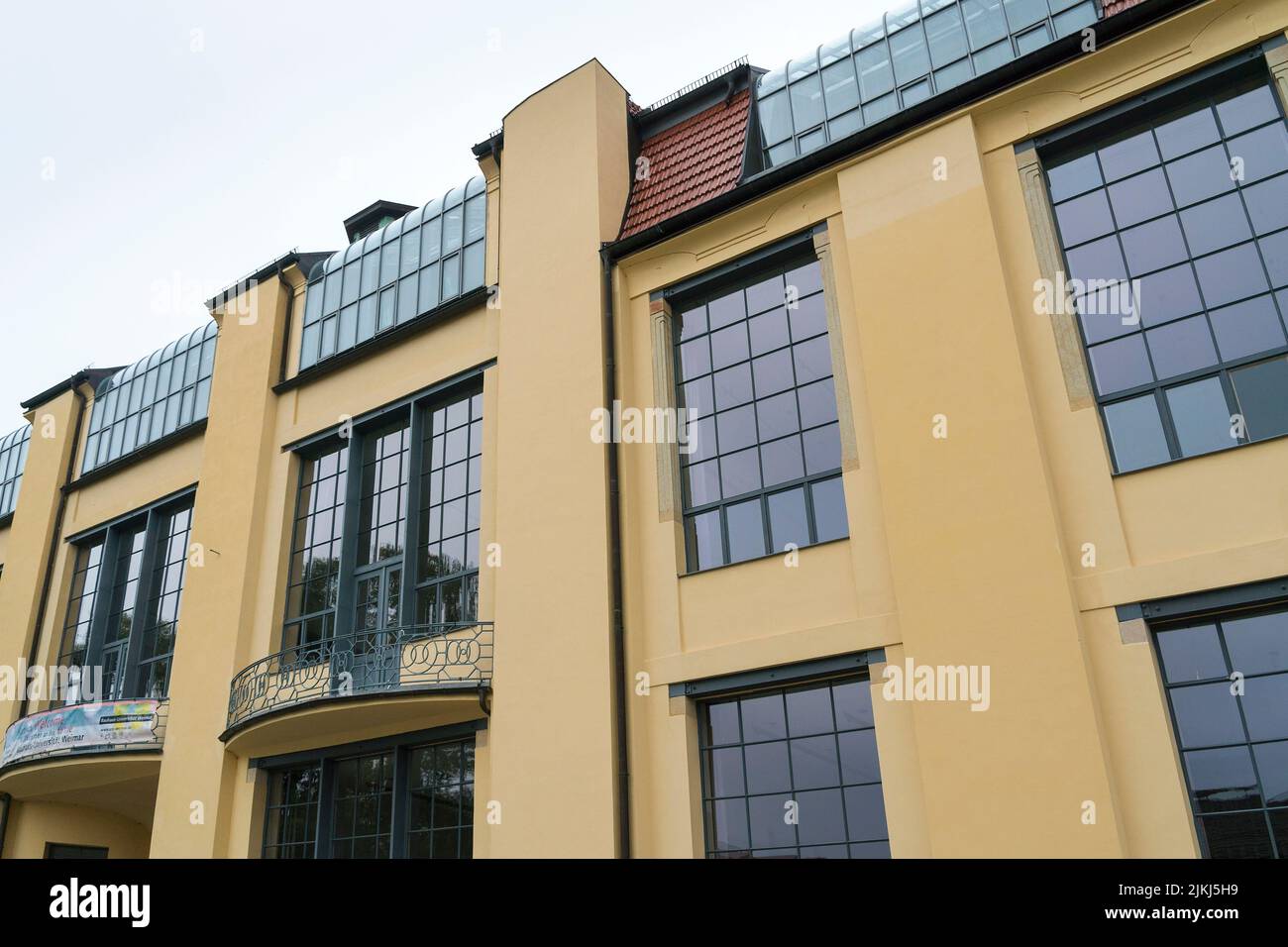 Weimar, Thuringia, Bauhaus University, Unesco World Heritage, Main Building, Art Nouveau Stock Photo